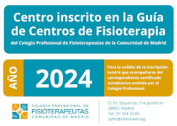 Certificado de fisioterapeutas